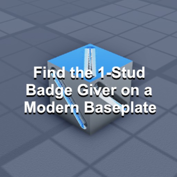 Find the 1-Stud Badge Giver on a Modern Baseplate