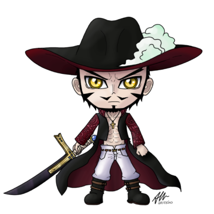 Dracule Mihawk Chibi Roblox decal