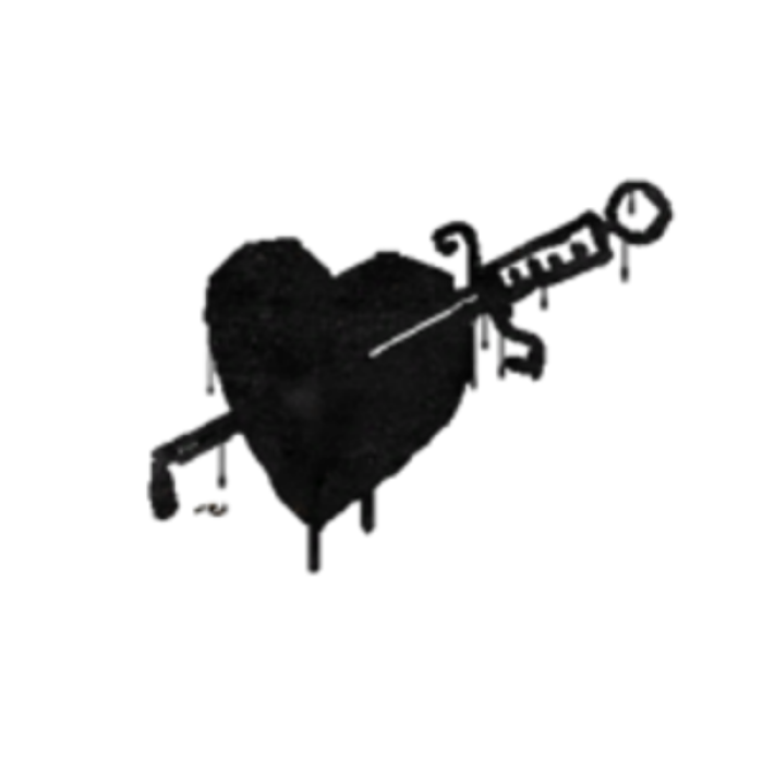 black_heart_dagger Roblox decal