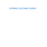 Storms Clothing Group