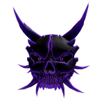 Oni Purple Skull Mask