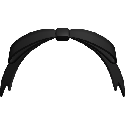 ♡ : black kawaii hair bow Roblox item