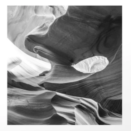 grey canyon abstract