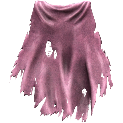 Pink Old Torn Ripped Traveler Cape 