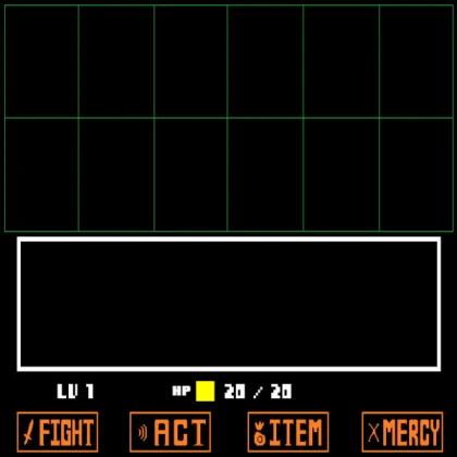 undertale fight screen