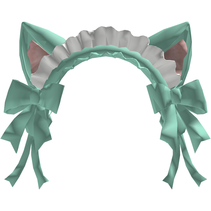 Mint Cat Maid Coquette Headband