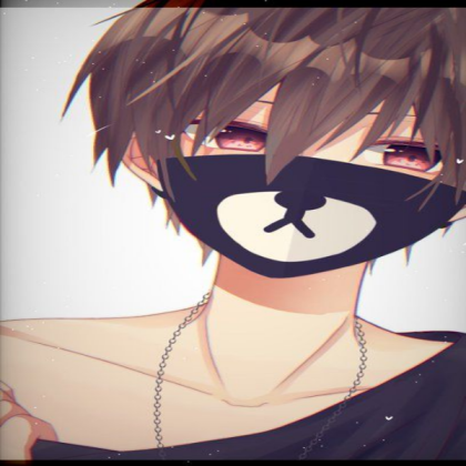 Cute Anime Boy With Mask Roblox decal