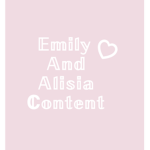 Emily and Alicia content