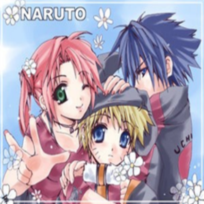 sakura, naruto and sasuke Roblox decal