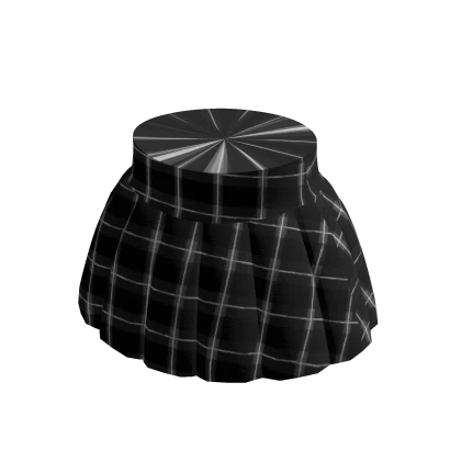 Black pleated plaid skirt Roblox Item Rolimon s