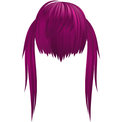 Dark pink alt vkei anime cute scene cut pigtails Roblox item
