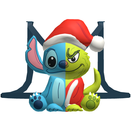 Cute Xmas Christmas Stitch Grinch Backpack [1.0]