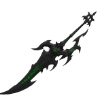 Skeletal Bone Splitter: Green Glowing Demon