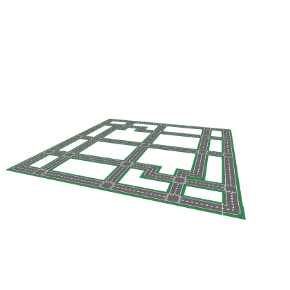 a full baseplate road