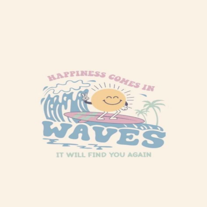 happiness comes in waves decal bloxburg Roblox decal