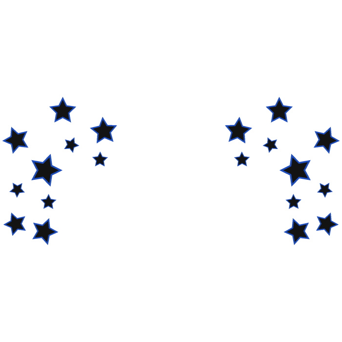 Cartoony Blue Star Aura