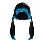 Black Anime Japanese Hair