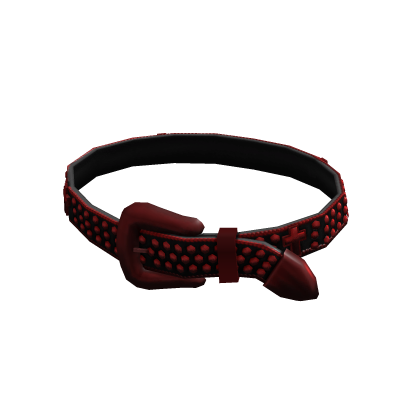 Goth Vampire Hunter Belt > Black Red thumbnail