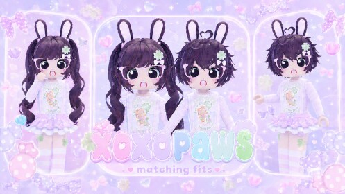 [UPD🎃] xoxopaws matching fits 