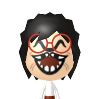 Creepy mii character Roblox decal