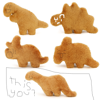 Obby but you are literally a dino nugget