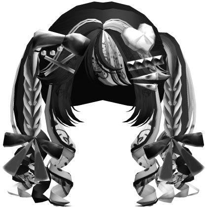 Scene Emo Pastel Goth Clutter Pigtails Black White Roblox item
