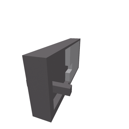 Sliding door with a button lock