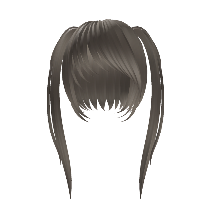 ash brown vkei scene pigtails