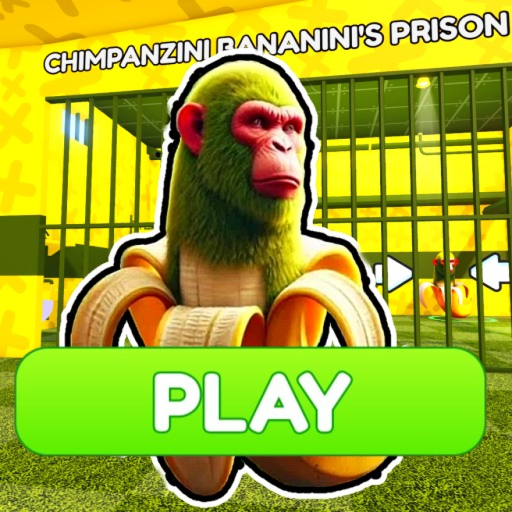 🍌 CHIMPANZINI BANANINI'S PRISON RUN! (Obby) official Roblox game thumbnail