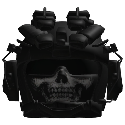 Skull Ghoul Military Helm Hat