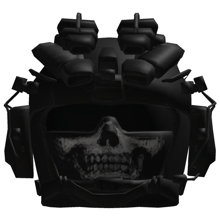 Skull Ghoul Military Helm Hat