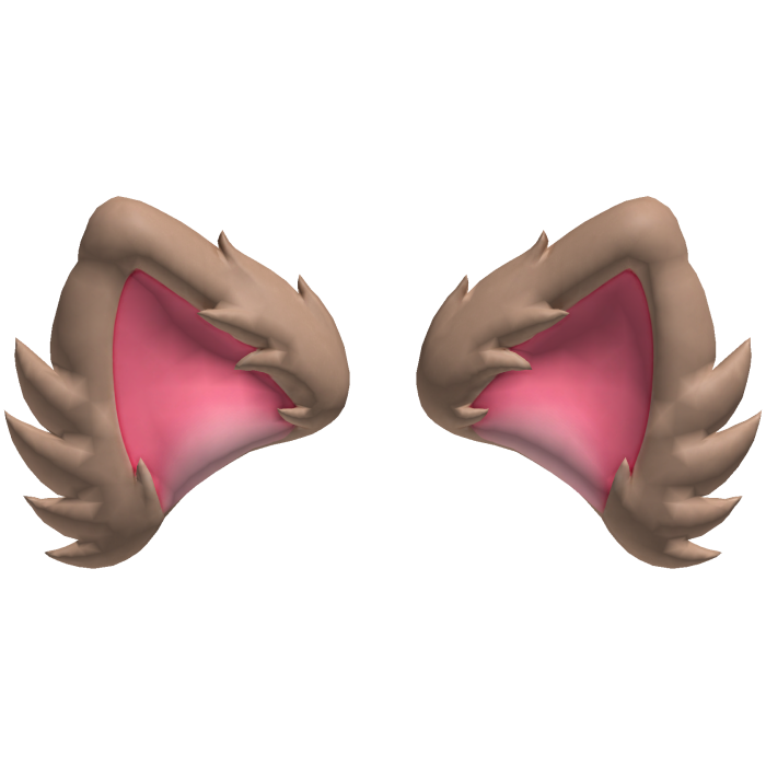 fluffy Cat Ears in Brown