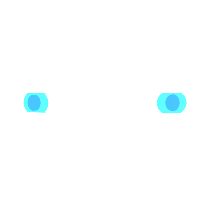 Blue Man Face Cartoon Eyes(For Man Face)