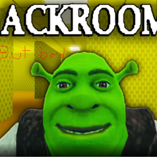Shrek in the backrooms but bad
