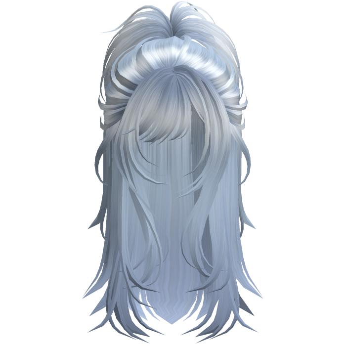 Wolfcut Spikey Half Up Honey Blonde