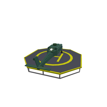 Helipad and Helicopter