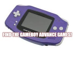 Find The Gameboy Advance Games
