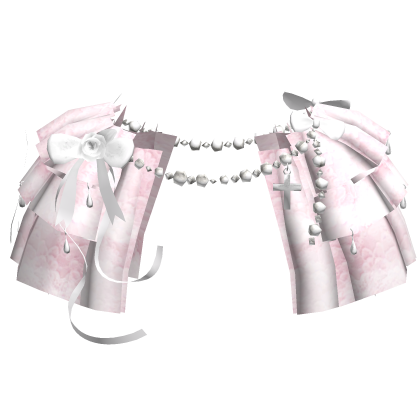 Pink Victorian White Lace Ribbon Dress 3.0