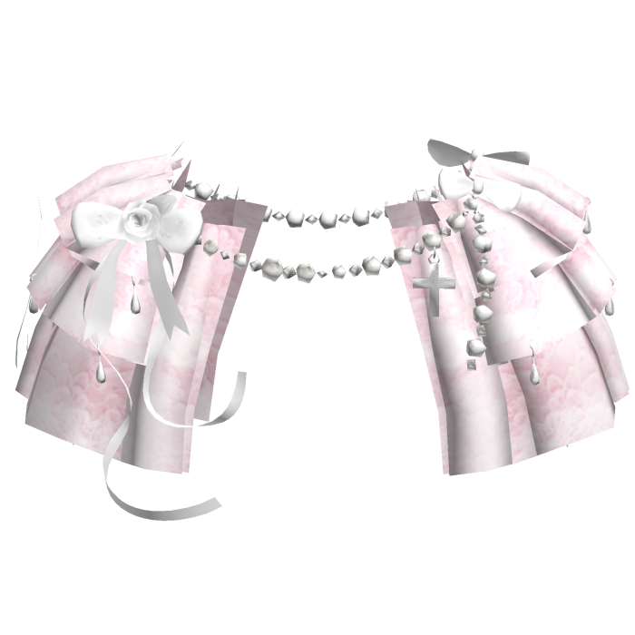 Pink Victorian White Lace Ribbon Dress 3.0