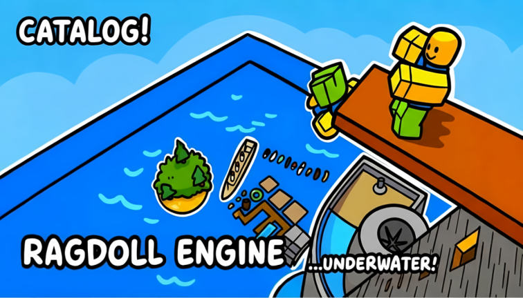 Ragdoll Engine but it's underwater screenshot 1