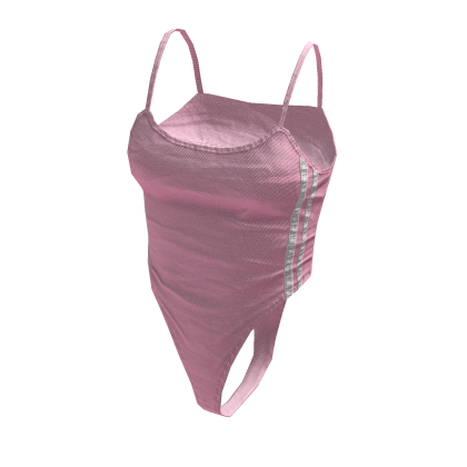 Pink Cute Urban Sport Bodysuit Top