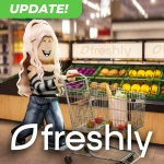 🛒 Freshly Shopping Supermarket [🫰SUMMER SALE💎 ] Roblox game thumbnail