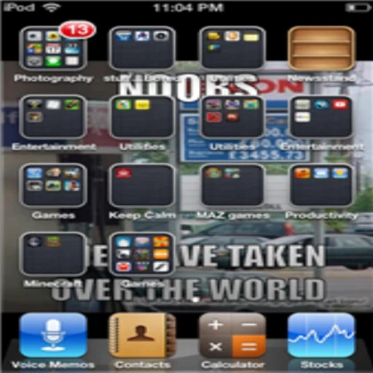 ipod home screen