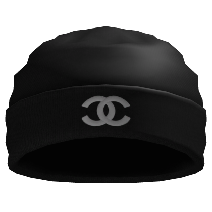 Chanel Folded Beanie Black Roblox item