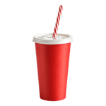 soda and a straw
