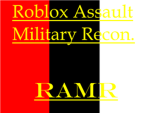 Roblox Assault Military Recon