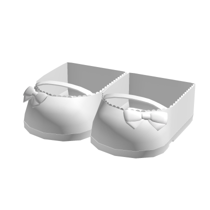 ♡ kawaii doll mary janes shoes in white