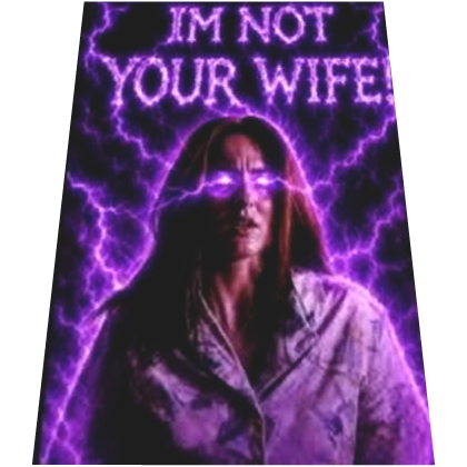 Backrooms Im Not Your Wife Meme Cape