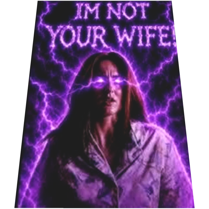 Backrooms Im Not Your Wife Meme Cape