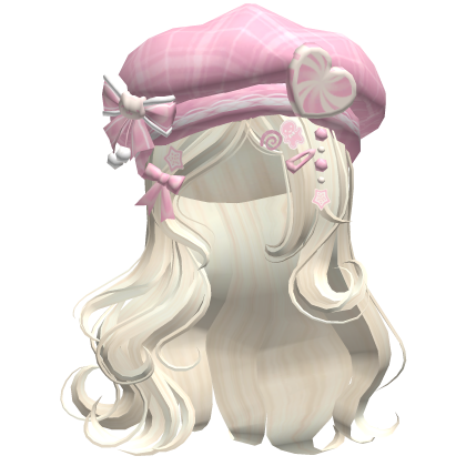 ♡ Christmas Swirls w/ Beret (Beige)